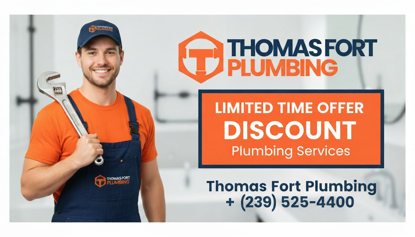 Thomas Fort Plumbing Limited Time Discount on Plumbing Services — Fort Myers FL