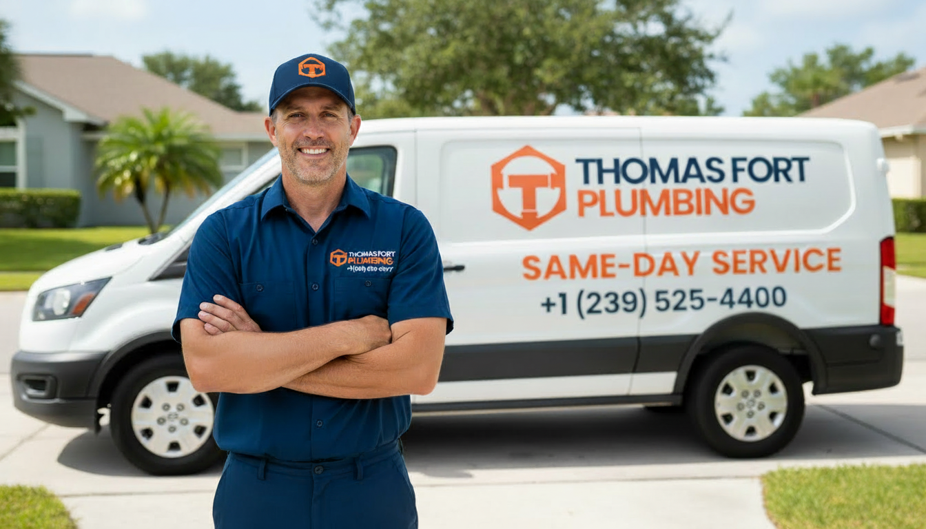 Thomas Fort Plumbing Same-Day Service Technician — Fort Myers FL